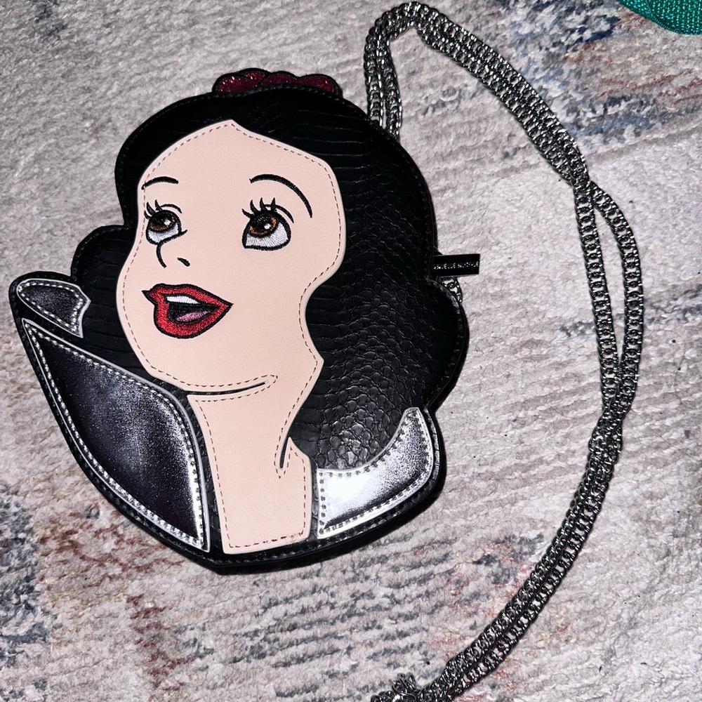 Danielle Nicole Black and Silver Snow White Crossbody Bag